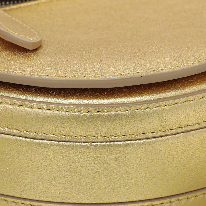 Burberry Gold Olympia Small Flap Bag