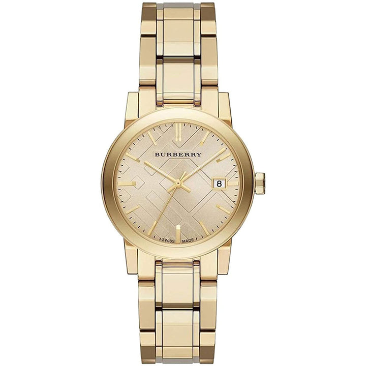 Burberry Ladies Watch The City Champagne Gold Watch BU9134