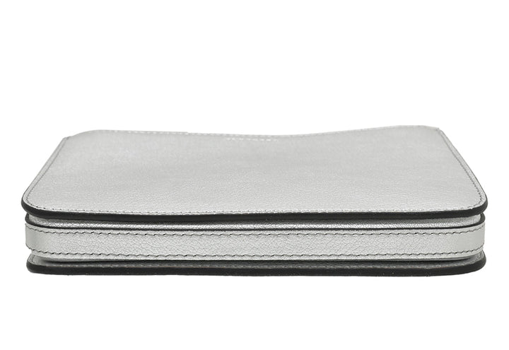 Burberry Metallic Silver Penhurst D Ring Trio Crossbody Bag