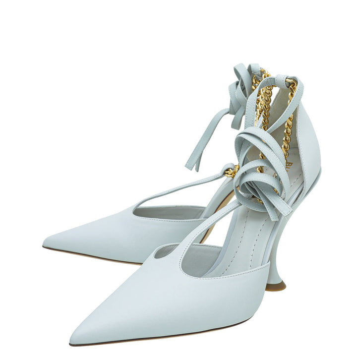 Burberry Pebbled Grey Wellton T Strap Ankle Tie Pump 39