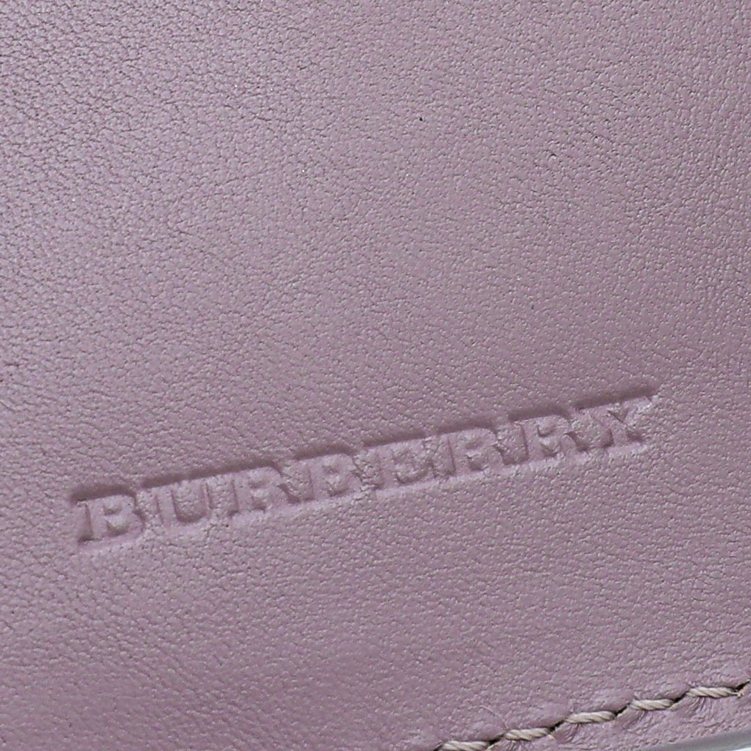 Burberry Pink Purple Medium Wallet