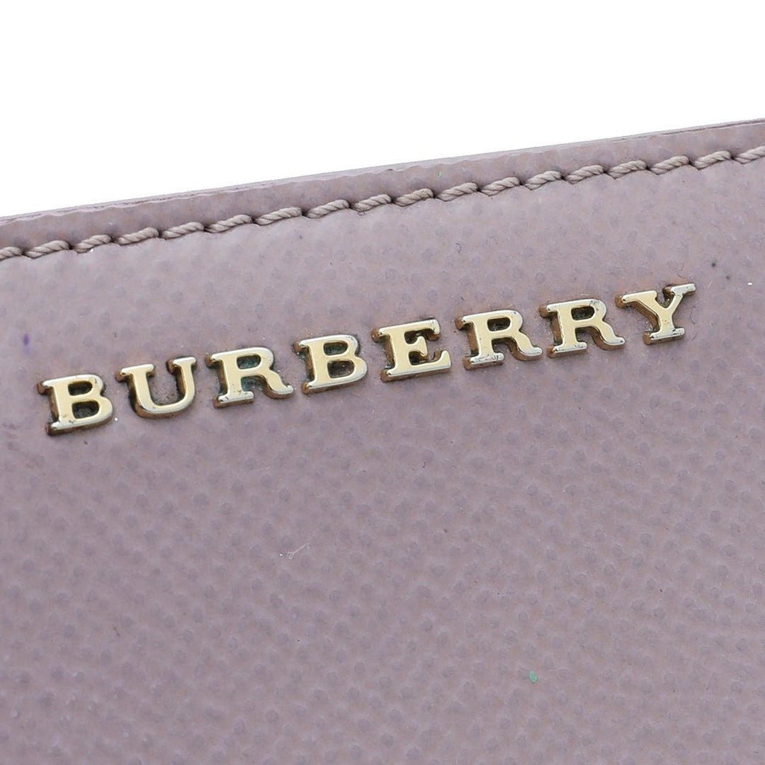 Burberry Pink Purple Medium Wallet