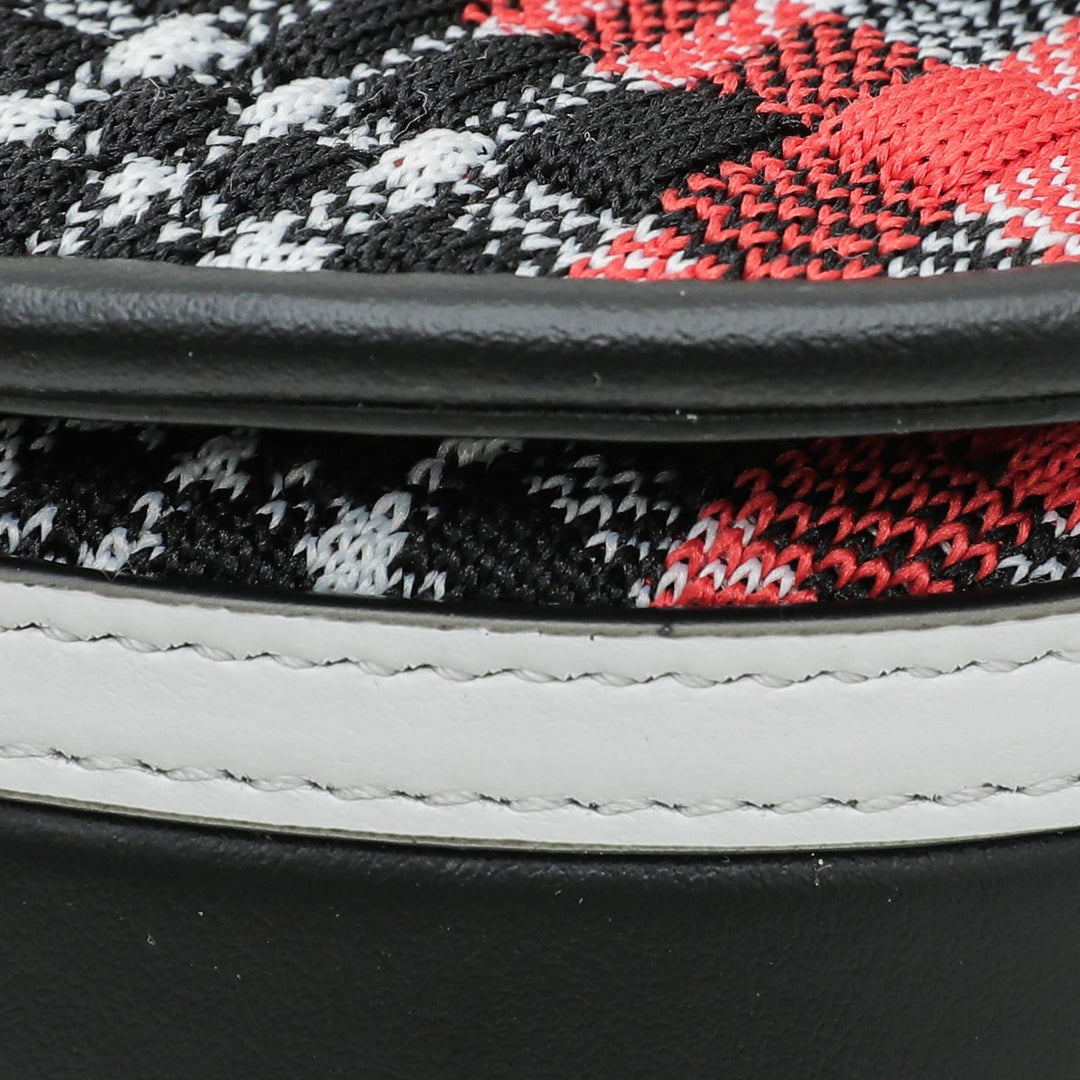 Burberry Tricolor Fabric Check Olympia Bag