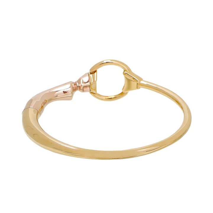 Burberry Yellow-Rose Gold Finish Horse Hoof Bracelet