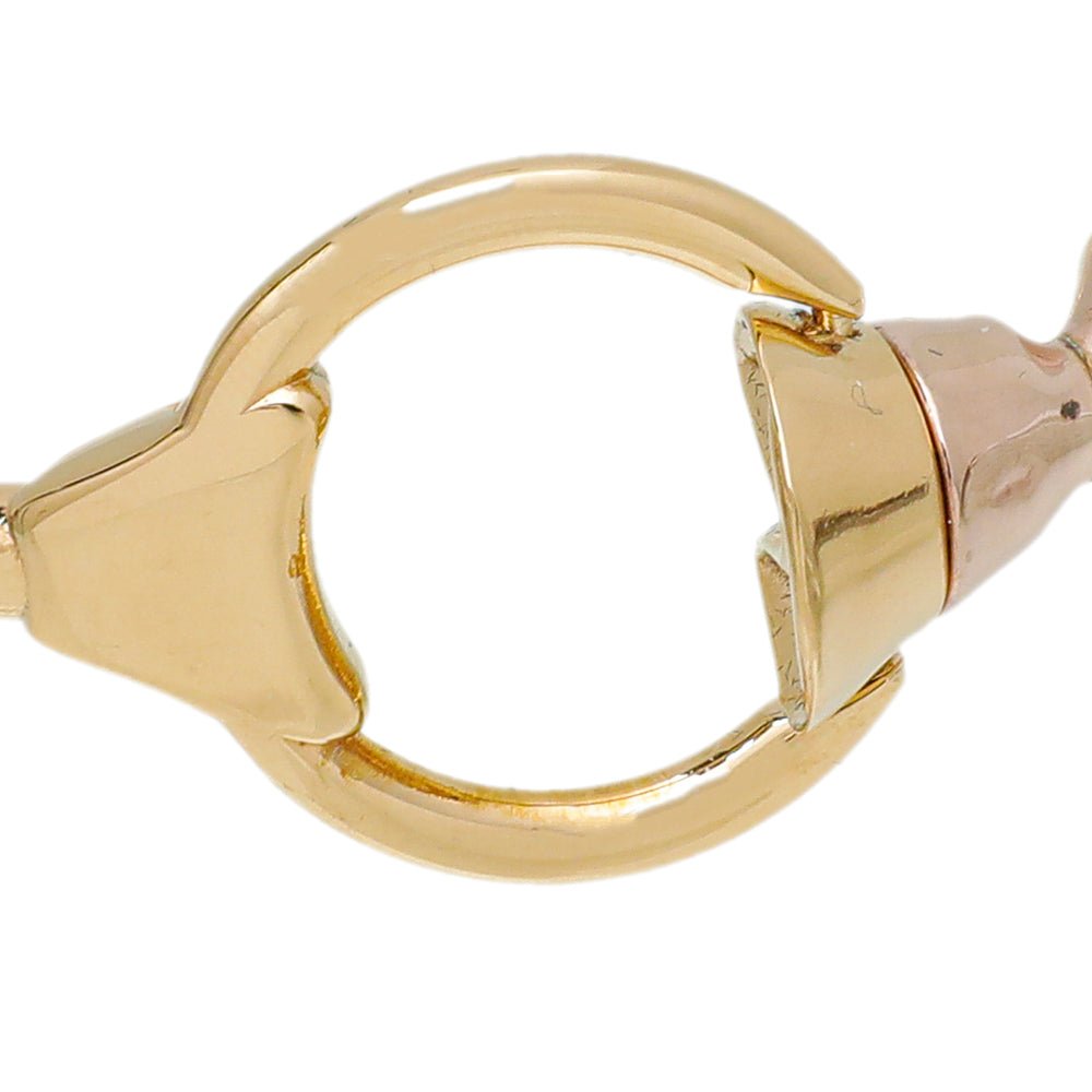 Burberry Yellow-Rose Gold Finish Horse Hoof Bracelet