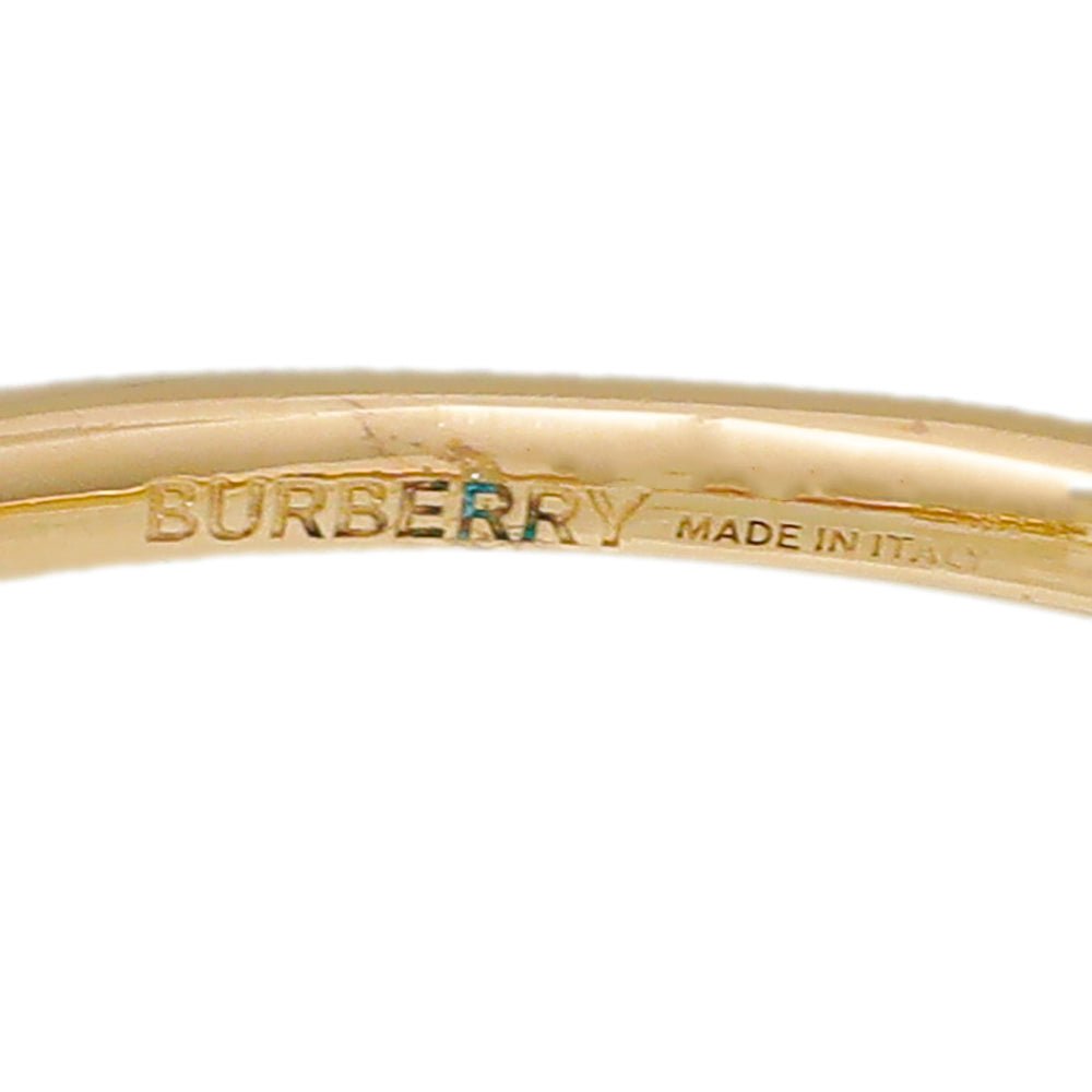 Burberry Yellow-Rose Gold Finish Horse Hoof Bracelet