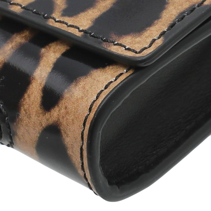 Burberry Bridle Brown Leopard Print Earphone Case
