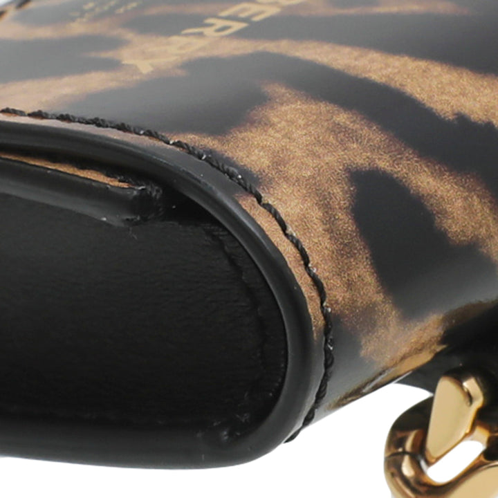 Burberry Bridle Brown Leopard Print Earphone Case