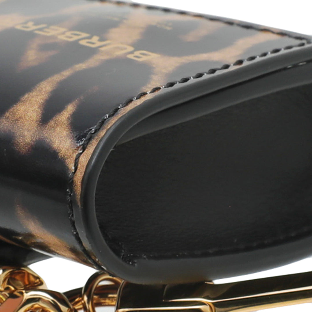 Burberry Bridle Brown Leopard Print Earphone Case