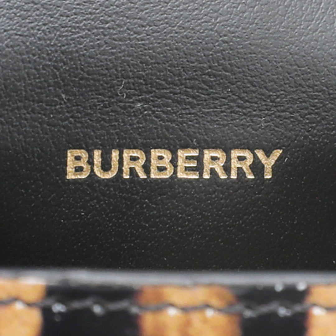 Burberry Bridle Brown Leopard Print Earphone Case