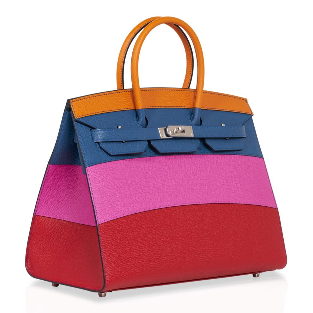 Top quality Hermes Sunset Rainbow Sellier Birkin 35 Limited Edition Bag