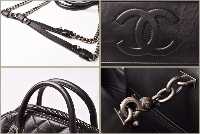 Top Quality Chanel Leather 2way Shoulder/Chain Tote Bag