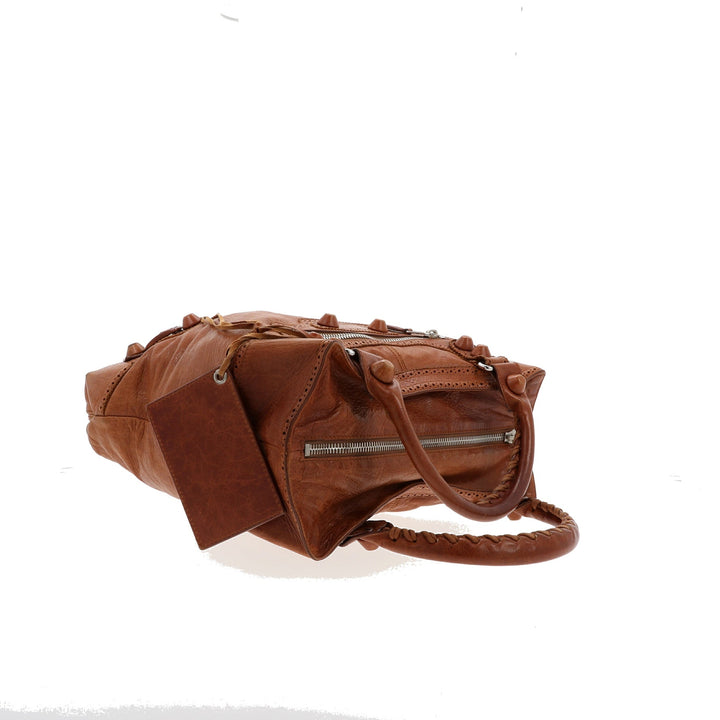 Top Quality Balenciaga Handbag in Brown Leather