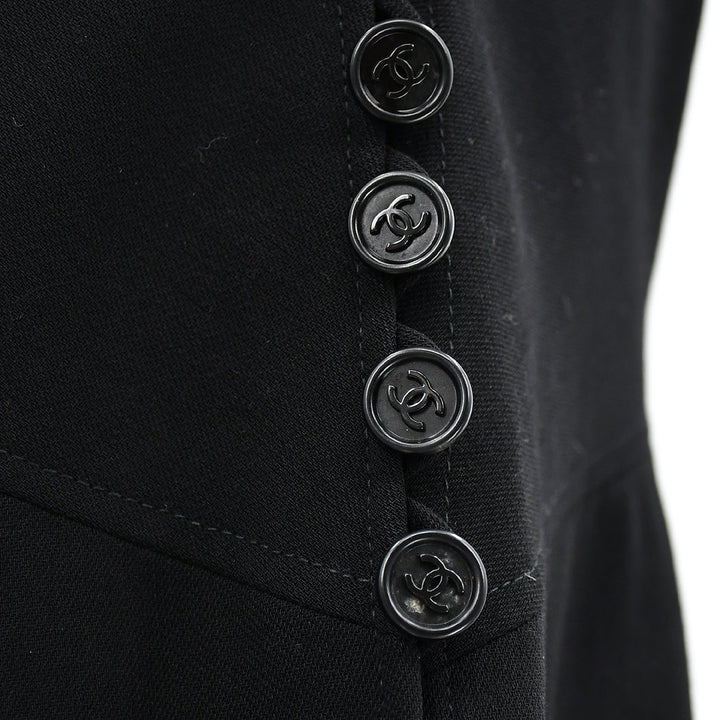 Top Quality Chanel Spring 1997 flared button-up dress #40