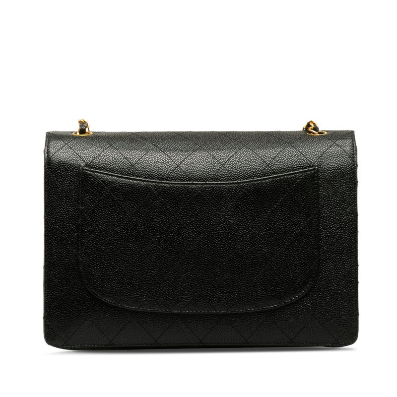Top Quality Chanel Decamatrasse ingle Flap Gold  Chain Shoulder Bag Black   CHANEL
