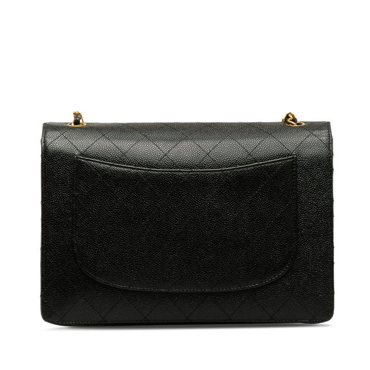 Top Quality Chanel Decamatrasse ingle Flap Gold  Chain Shoulder Bag Black   CHANEL