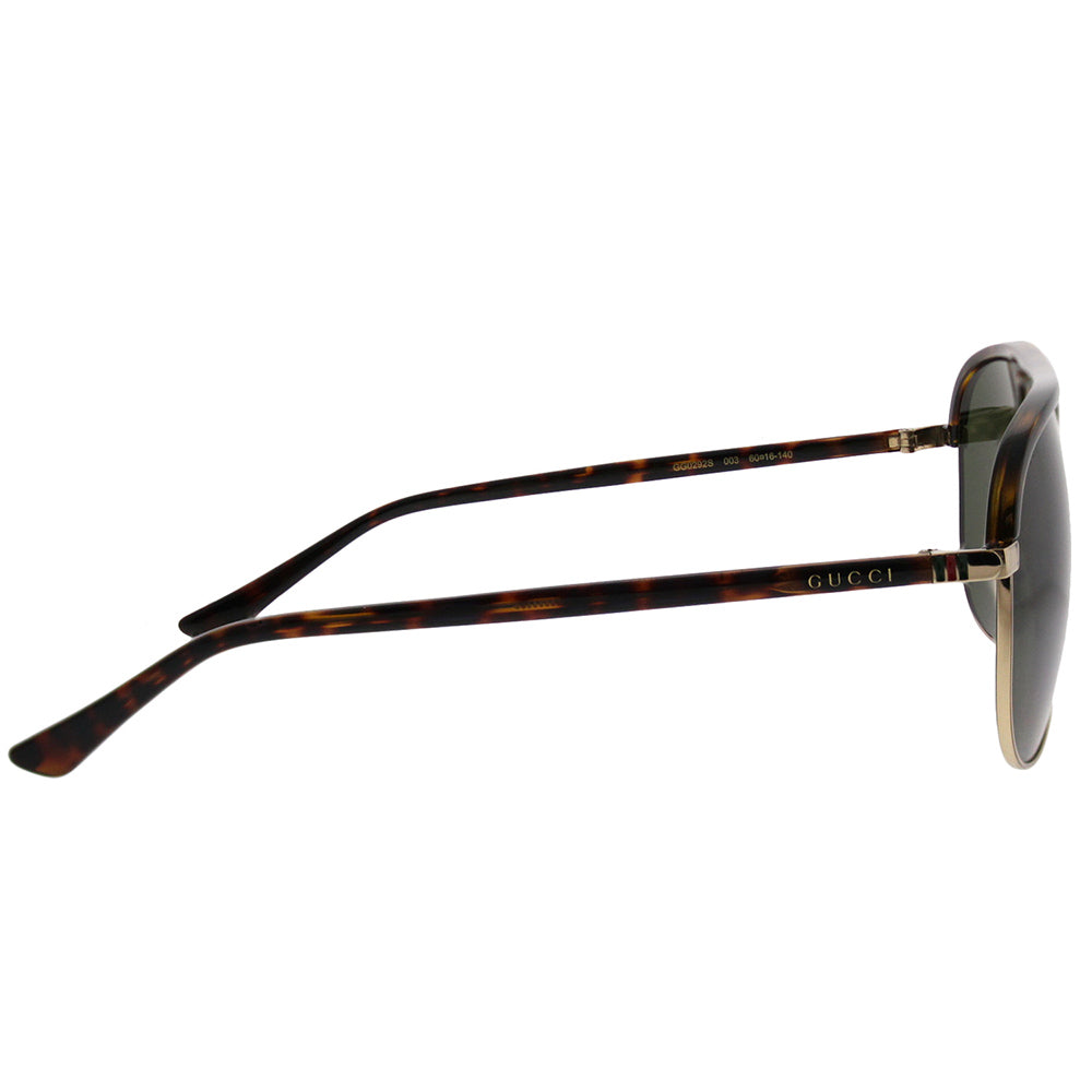 Gucci  GG 0292S 003 Unisex Aviator Sunglasses