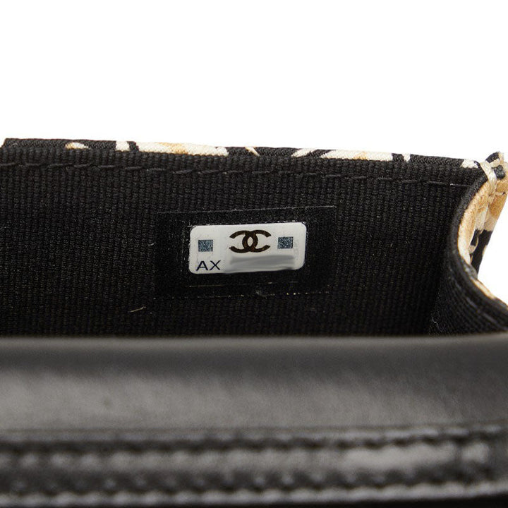 Top Quality Chanel Checker Flag Year-End  Mini Chain houlder Bag Beige Multicolor Canvas  CHANEL