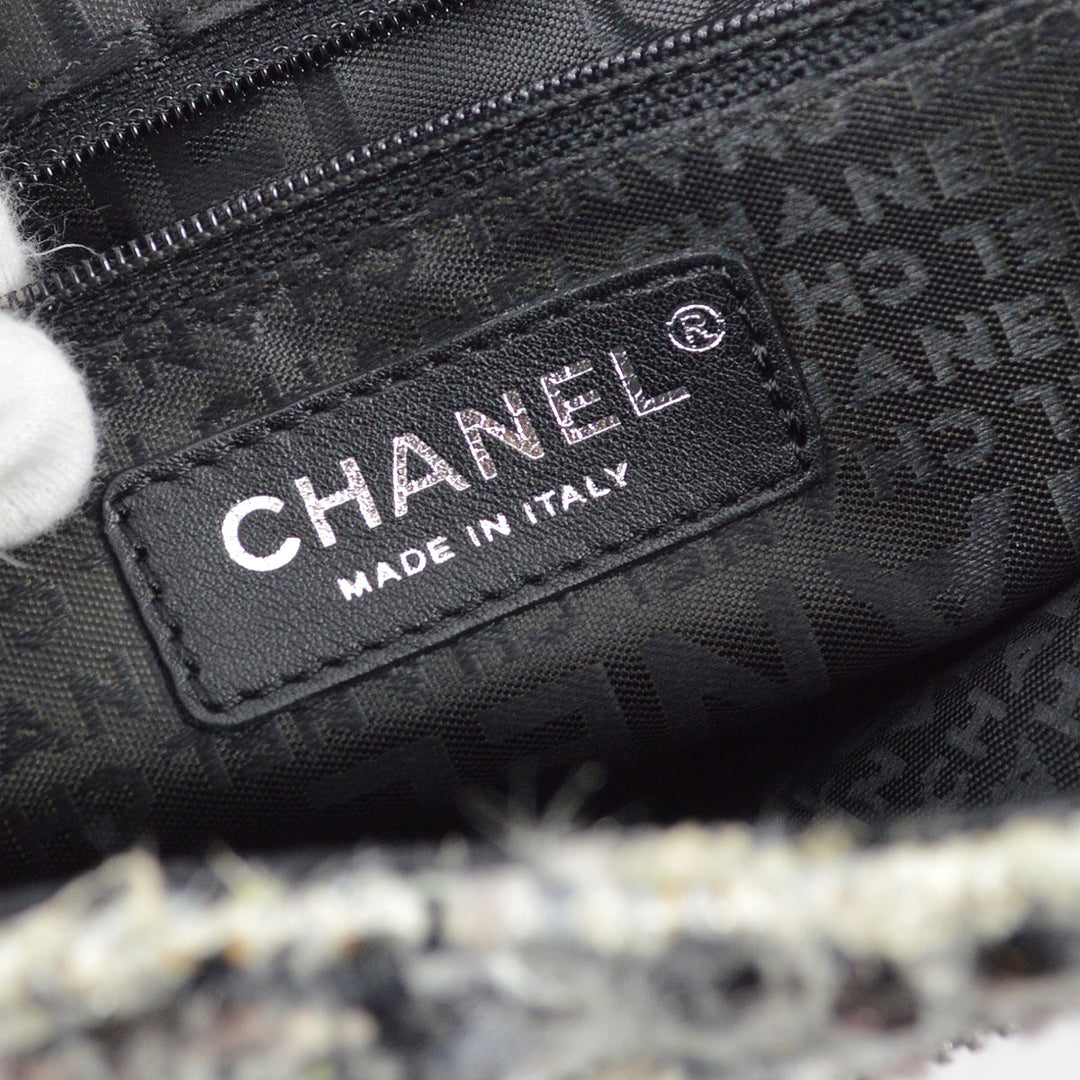 Top Quality Chanel 2006-2008 Tweed Camellia Messenger Bag