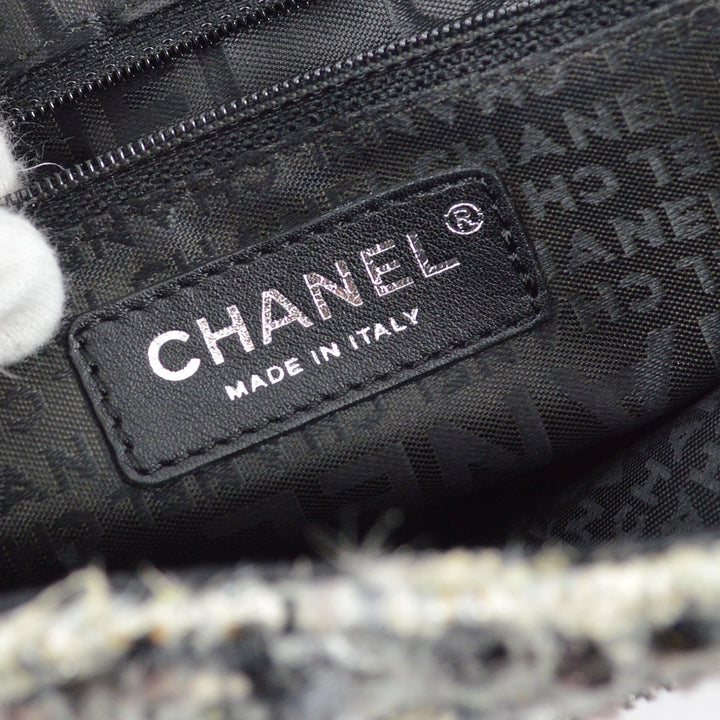 Top Quality Chanel 2006-2008 Tweed Camellia Messenger Bag