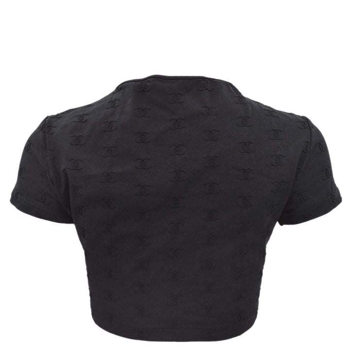 Top Quality Chanel 1997 Spring CC logo-embroidered cropped T-shirt #42