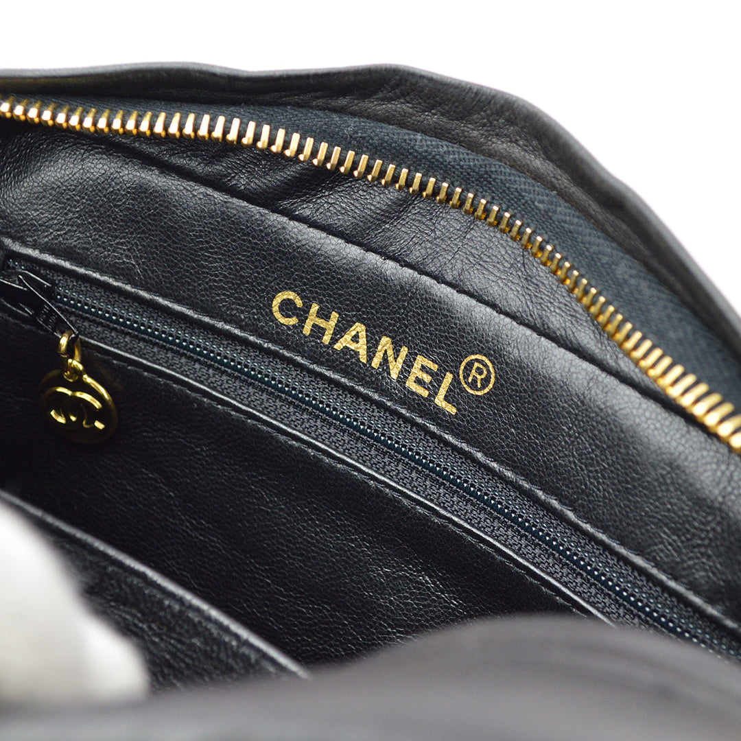 Top Quality Chanel Black Lambskin Camera Bag Mini