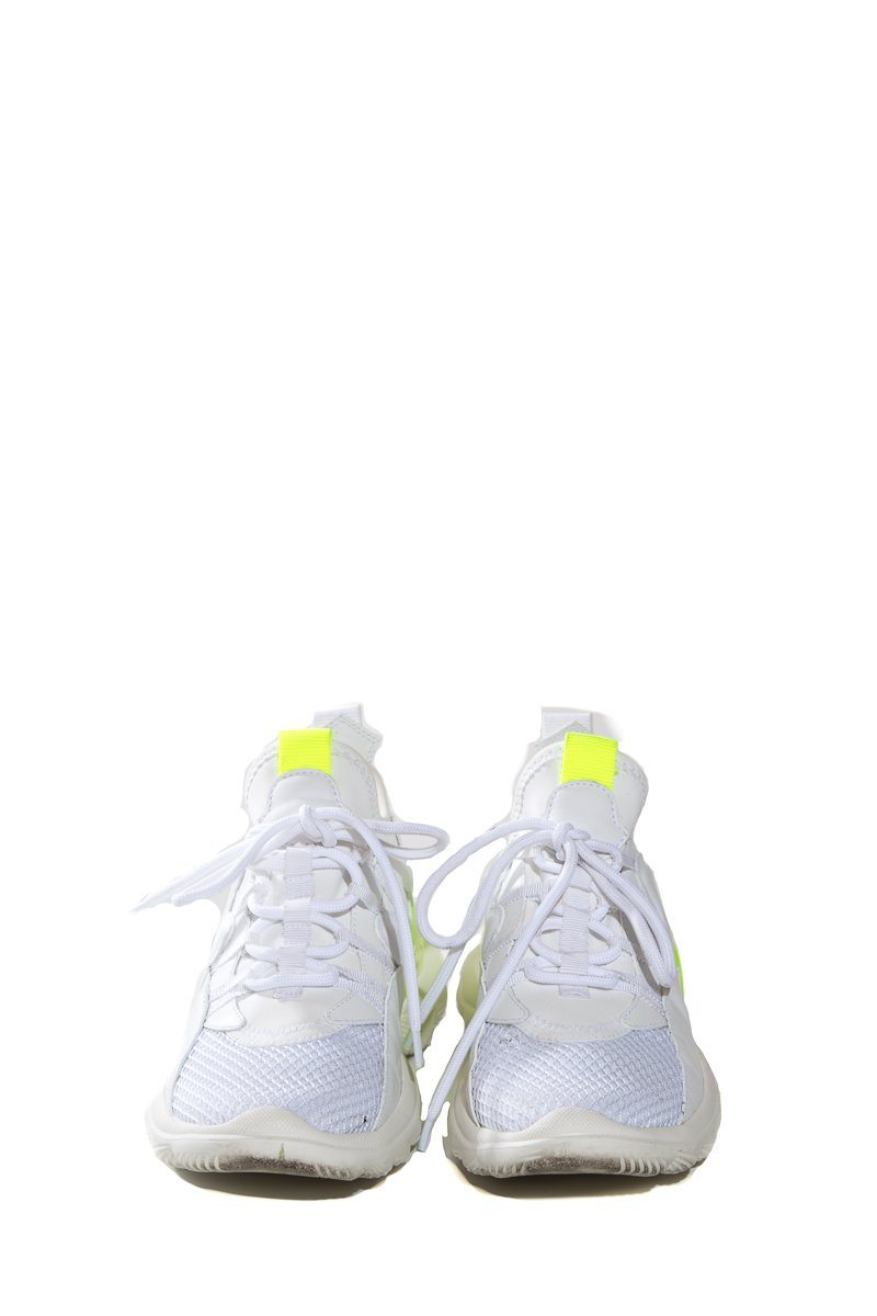 Moncler White Taiss Low Top Sneakers SZ 35