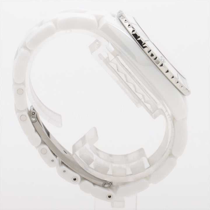 Top Quality Chanel Mademoiselle J12 Lapauza H7481 SSCE AT White