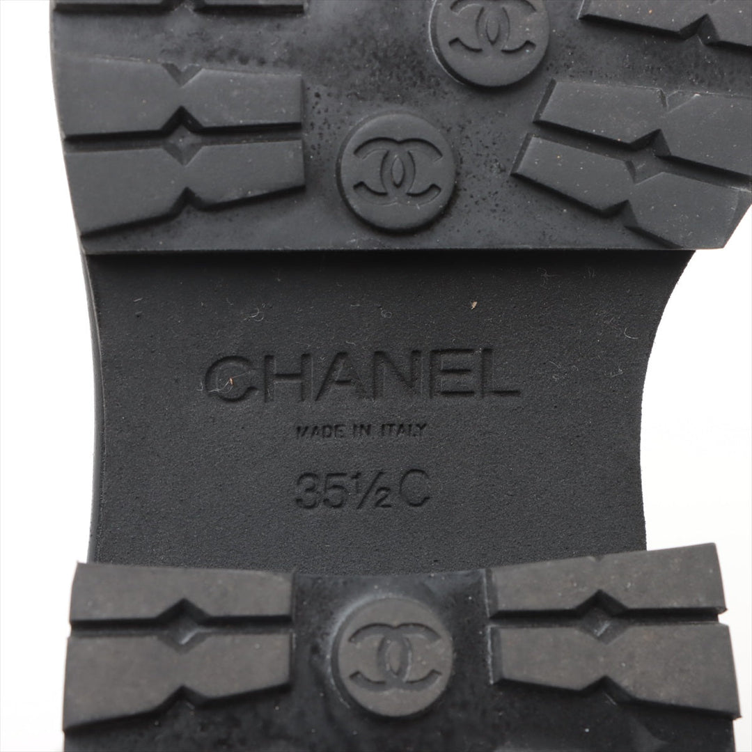 Top Quality Chanel Coco Patent Shoes 35.5  Black G39208