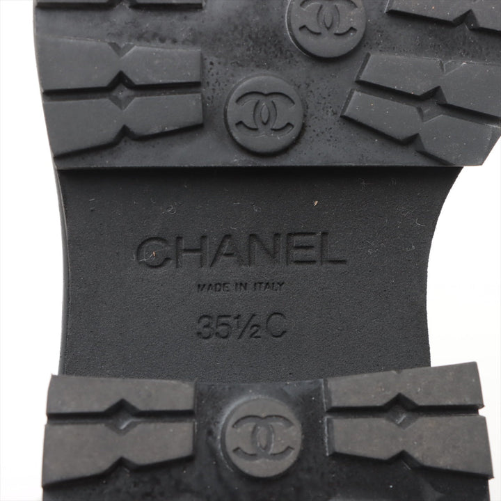 Top Quality Chanel Coco Patent Shoes 35.5  Black G39208