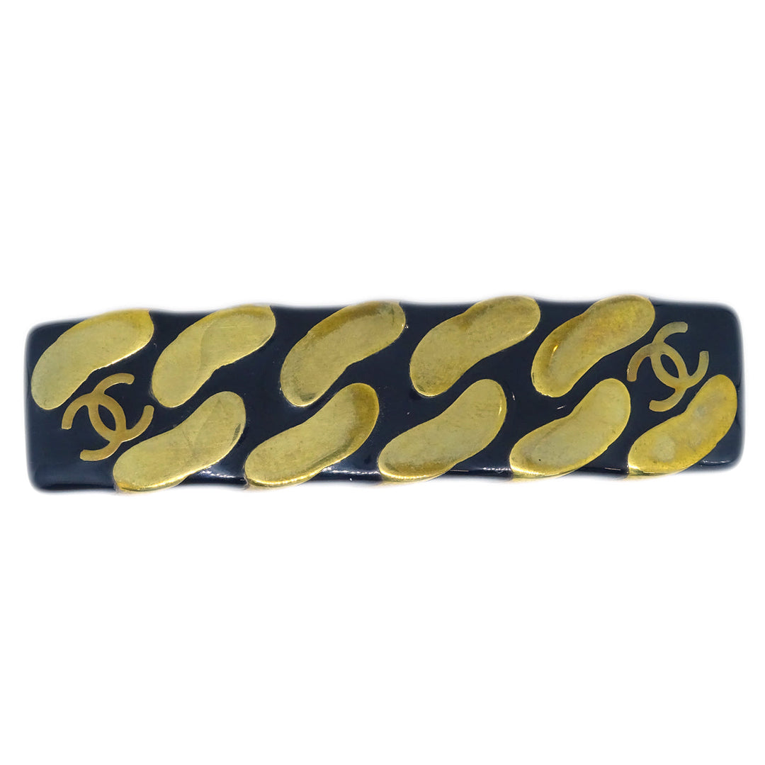 Top Quality Chanel Hair Clip Hairpin Barrette Black 97A