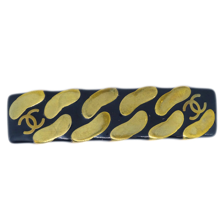 Top Quality Chanel Hair Clip Hairpin Barrette Black 97A