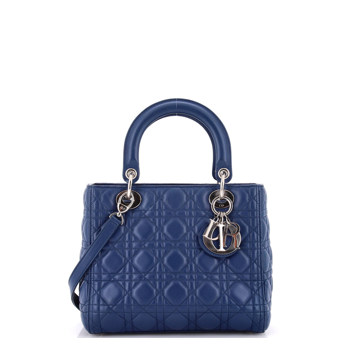 Top quality Dior Lady Top quality Dior Bag Cannage Quilt Lambskin Medium