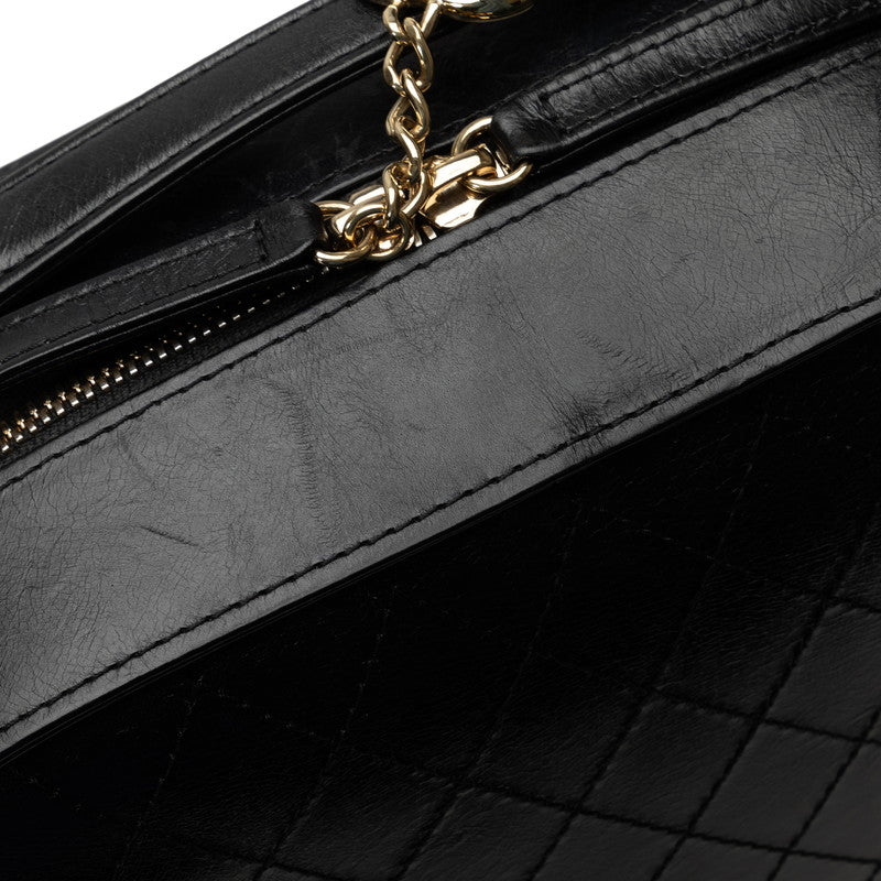 Top Quality Chanel Bicolore Chain Handbag Black G Leather  Chanel