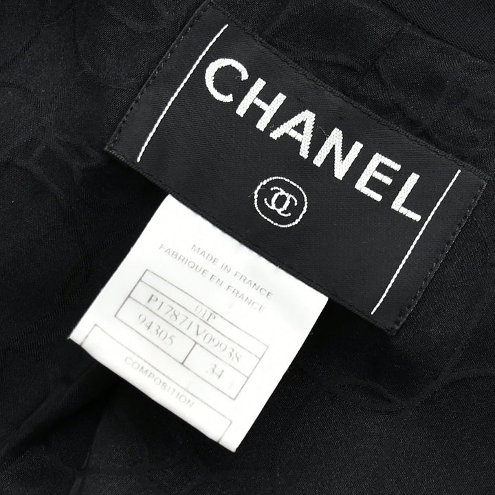 Top Quality Chanel Single Breasted Jacket Black