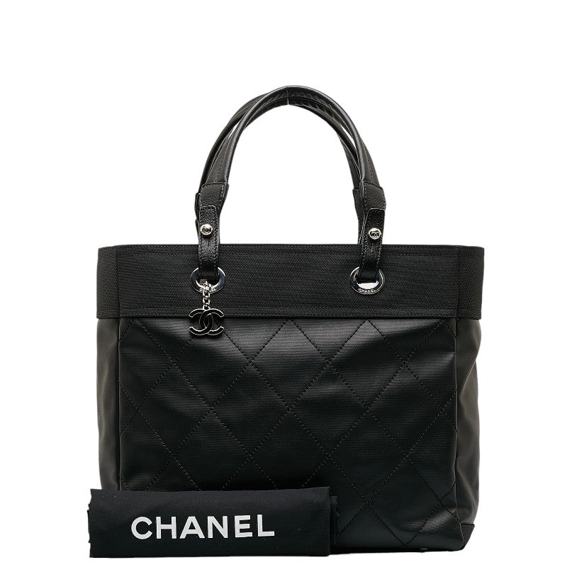 Top Quality Chanel COCOMARK PARIBIARITZ  MM Handbags  A34209 Black PVC canvas LADY CHANEL