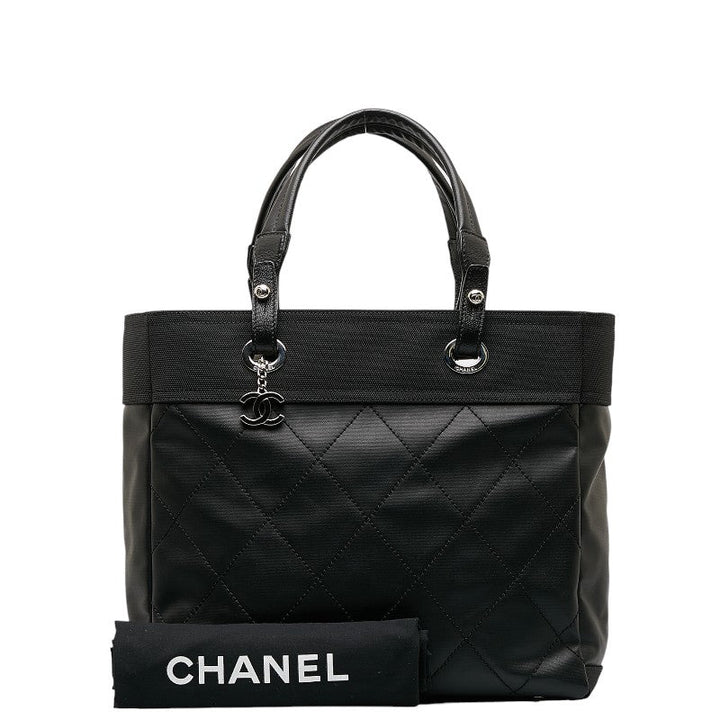 Top Quality Chanel COCOMARK PARIBIARITZ  MM Handbags  A34209 Black PVC canvas LADY CHANEL