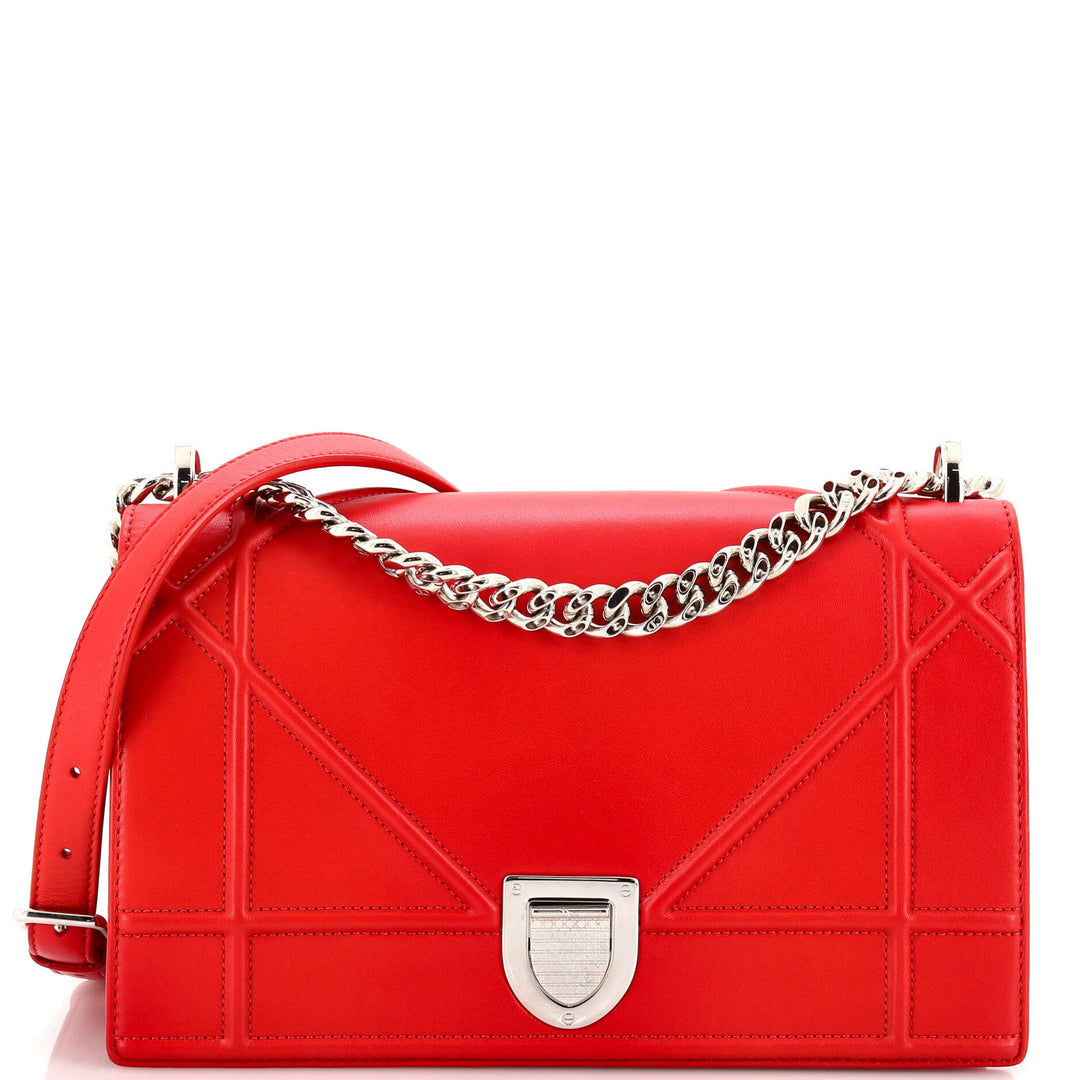 Top quality Dior Top quality Diorama Flap Bag Calfskin Medium