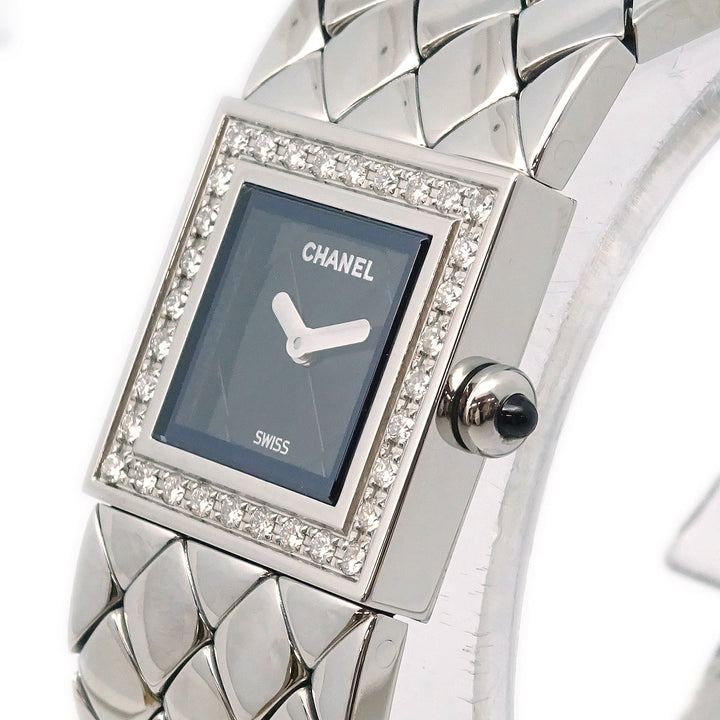 Top Quality Chanel 1993 Matelasse Watch SS Diamond