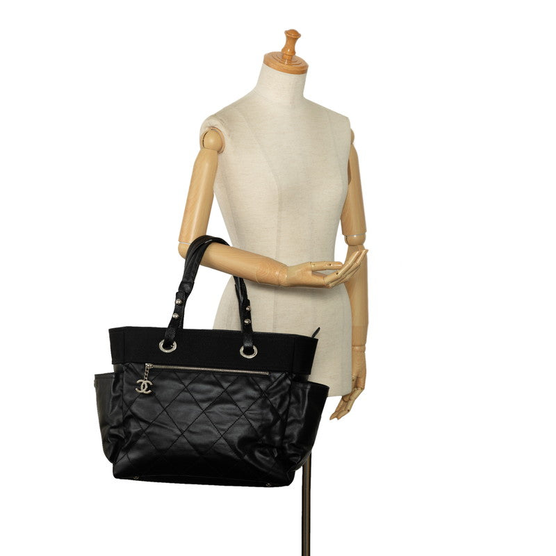 Top Quality Chanel COCOMARK PARIBIARITZ GM Tote BAG BLACK PVC LINKS LEADER LADY Top Quality Chanel SHOPPING MARKET SHOPPING CHANEL