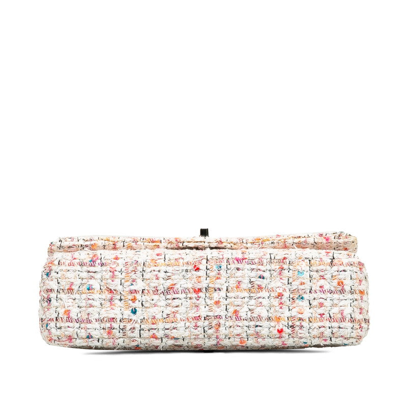 Top Quality Chanel Coco  Chain Shoulder Bag White Multicolor Tweed  Chanel