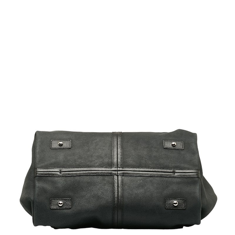 Top Quality Chanel Shoulder Bag Leather/Nuback Black Green  and Gentlemen