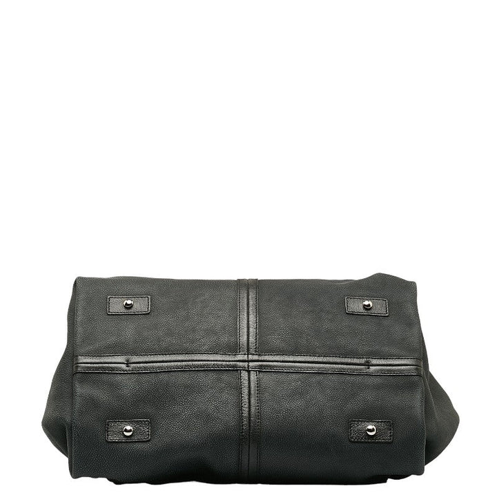 Top Quality Chanel Shoulder Bag Leather/Nuback Black Green  and Gentlemen