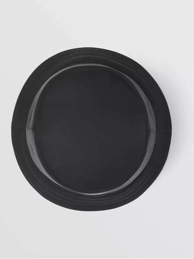 Burberry Horseferry Print Nylon Bucket Hat Black