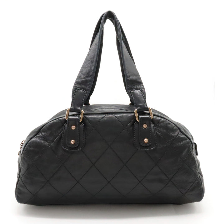 Top Quality Chanel Top Quality Chanel Cocomark Mini Boston  Bag Shoulder  Shoulder Tooth Black Black Black Blumin