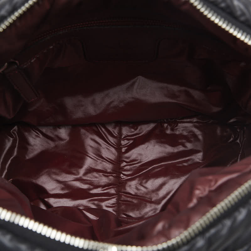 Top Quality Chanel Coconut Mattress Small Messenger Slipper Shoulder Bag A48616 Black Nylon Ladies CHANEL
