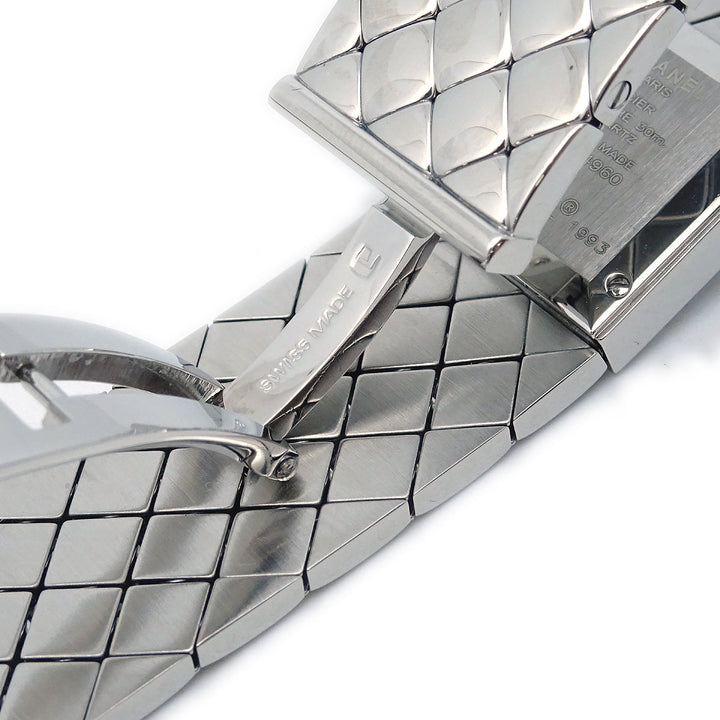 Top Quality Chanel 1993 Matelasse Watch SS Diamond