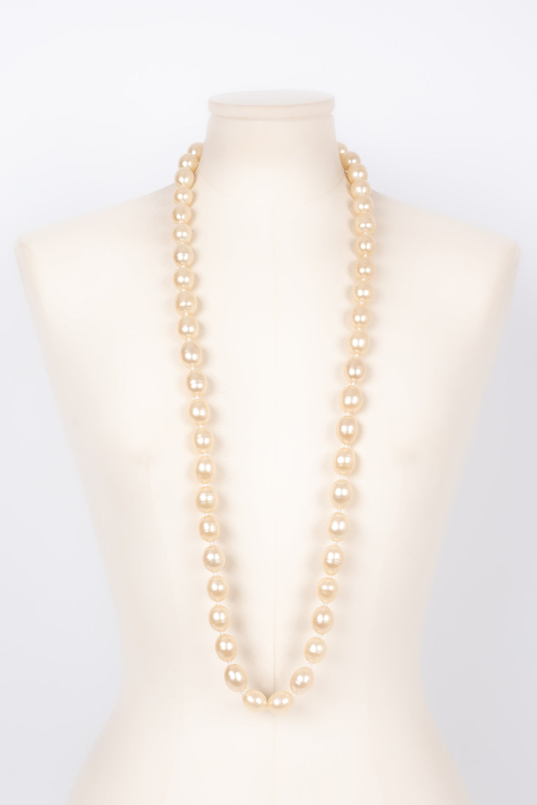 Collier de perles nacr√©es Top Quality Chanel 1990s