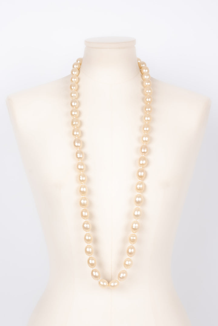 Collier de perles nacr√©es Top Quality Chanel 1990s