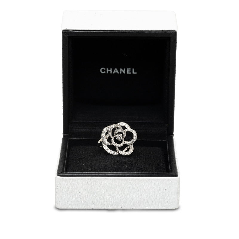 Top Quality Chanel Camera Collection Ring Ring #50 K18WG White Gold Lady Chanel